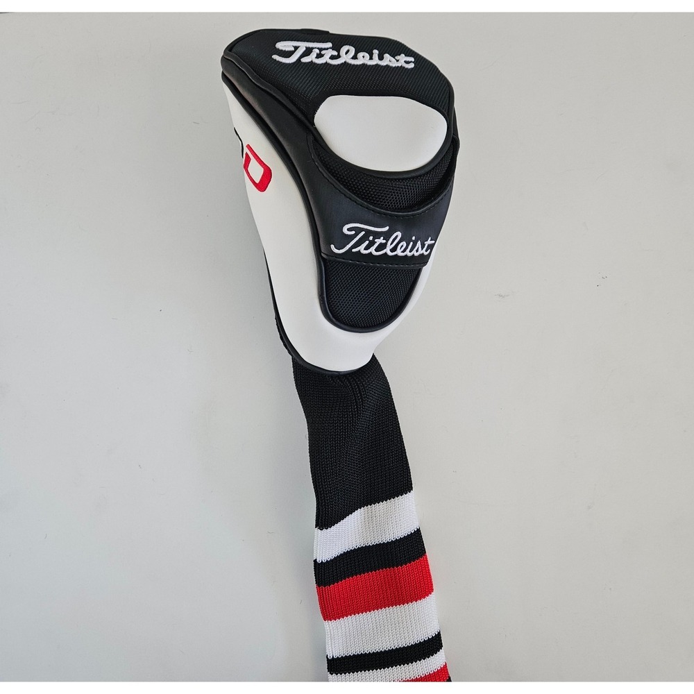 Titleist 910D Driver Headcover Black White Golf Sports - Excellent Condition